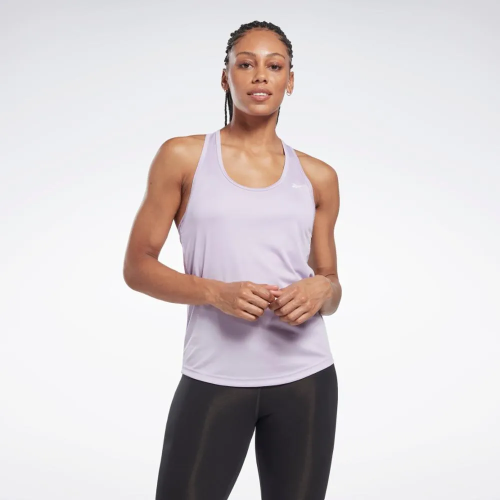 Reebok Apparel Women Workout Ready Mesh Back Tank Top PUROAS