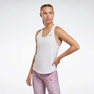 Reebok Apparel Women Workout Ready Mesh Back Tank Top WHITE