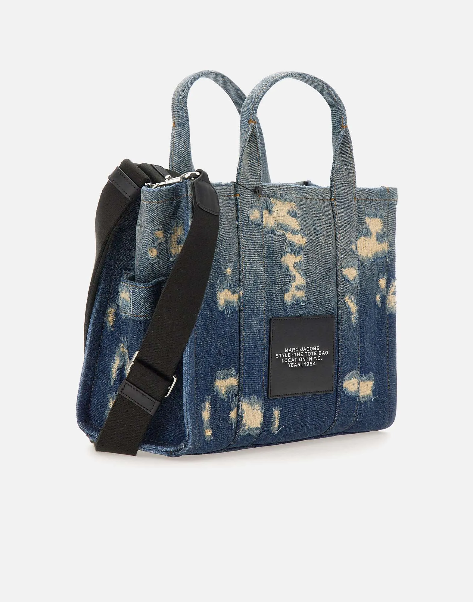 Rip and Repair Denim Tote Bag