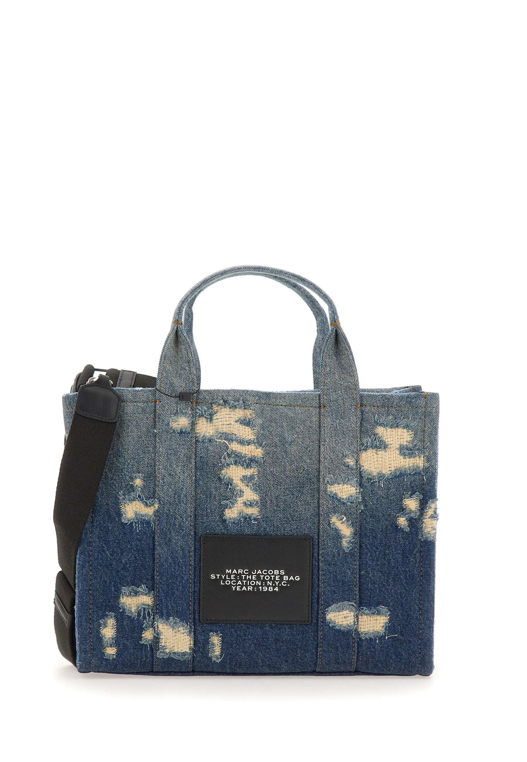 Rip and Repair Denim Tote Bag