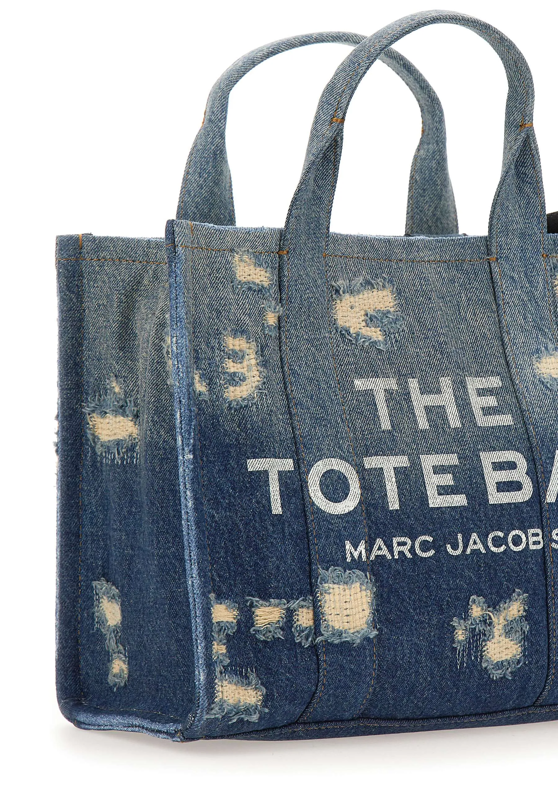 Rip and Repair Denim Tote Bag