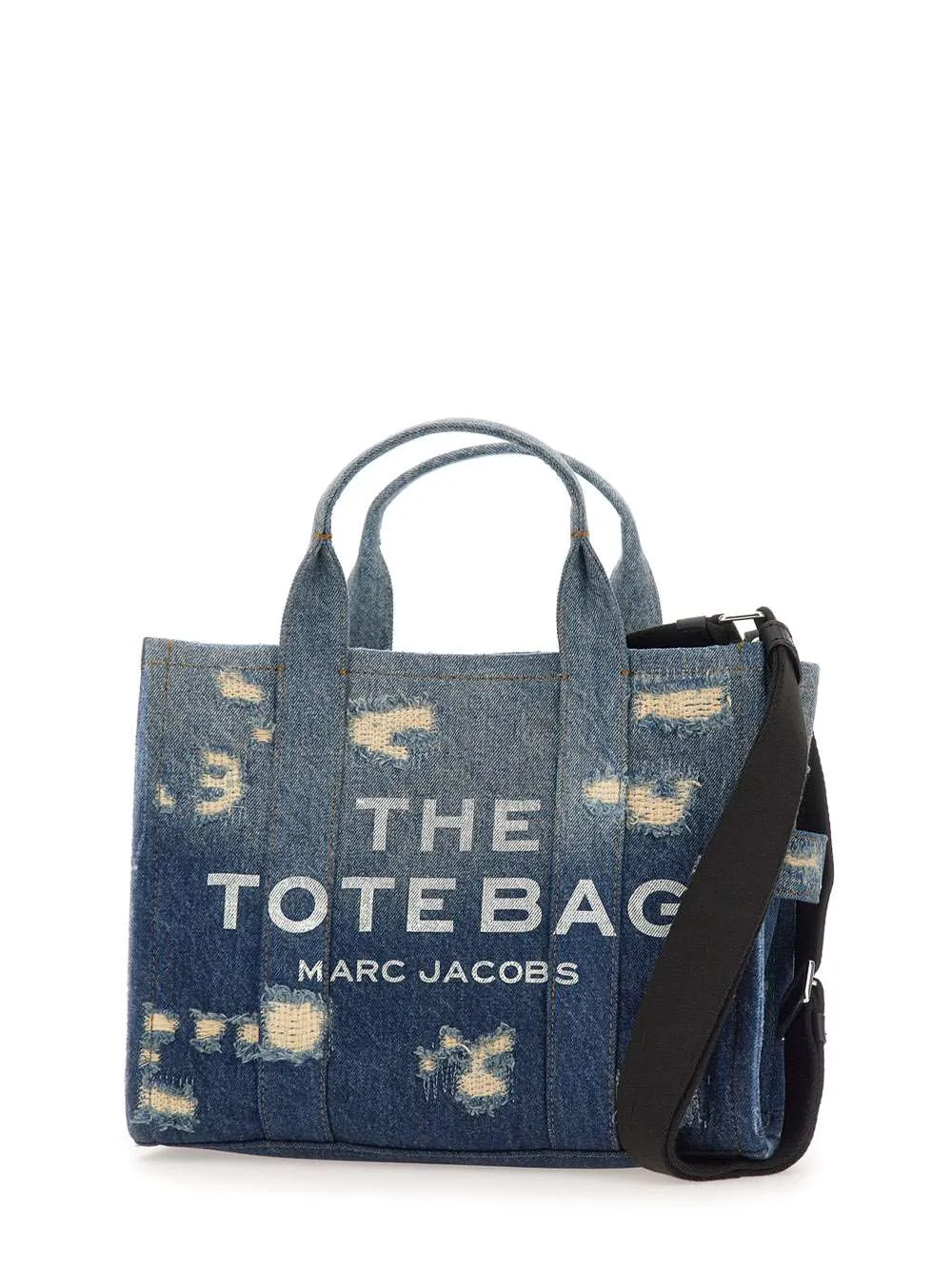 Rip and Repair Denim Tote Bag