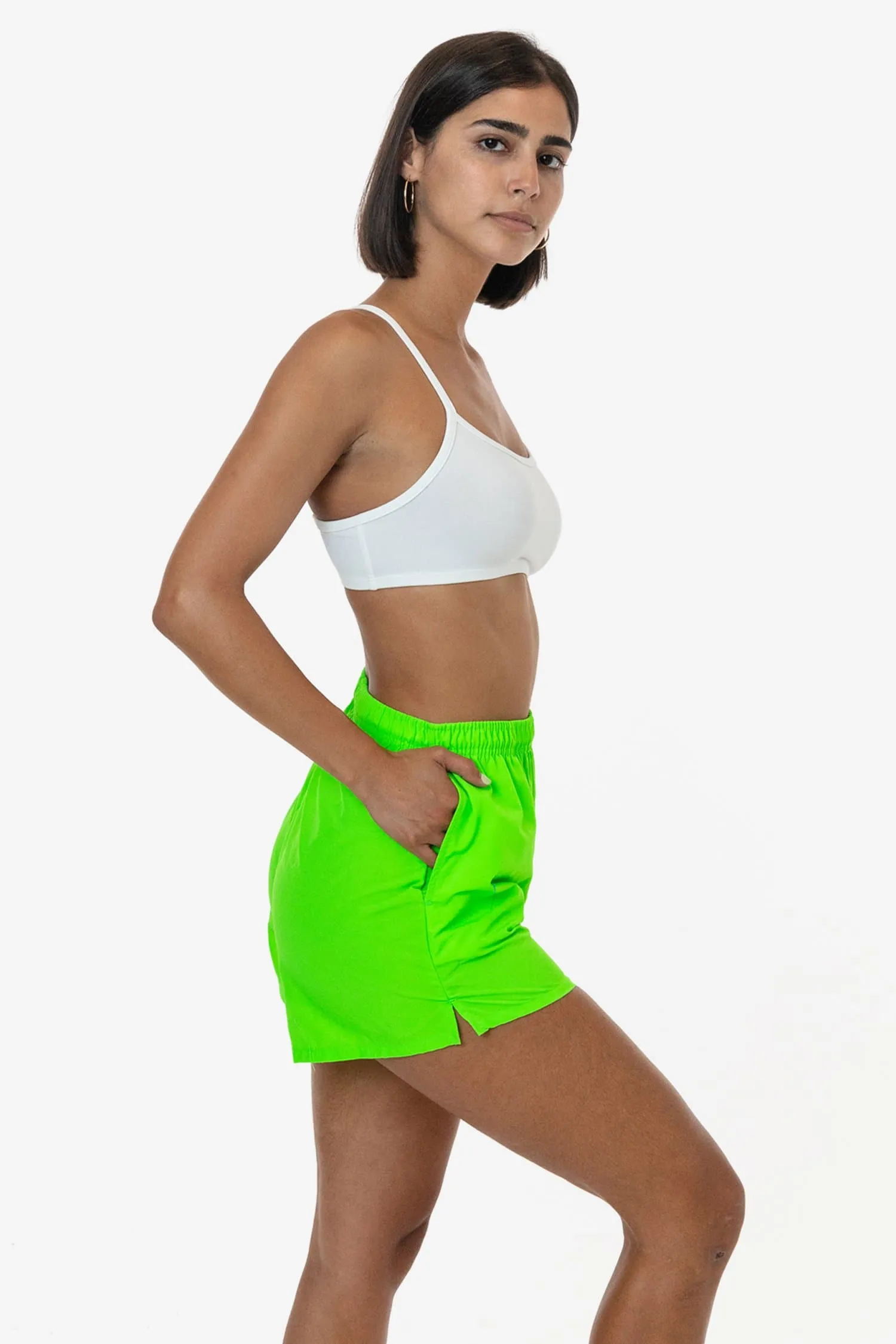 RNF314 - Women's Nylon Track Shorts