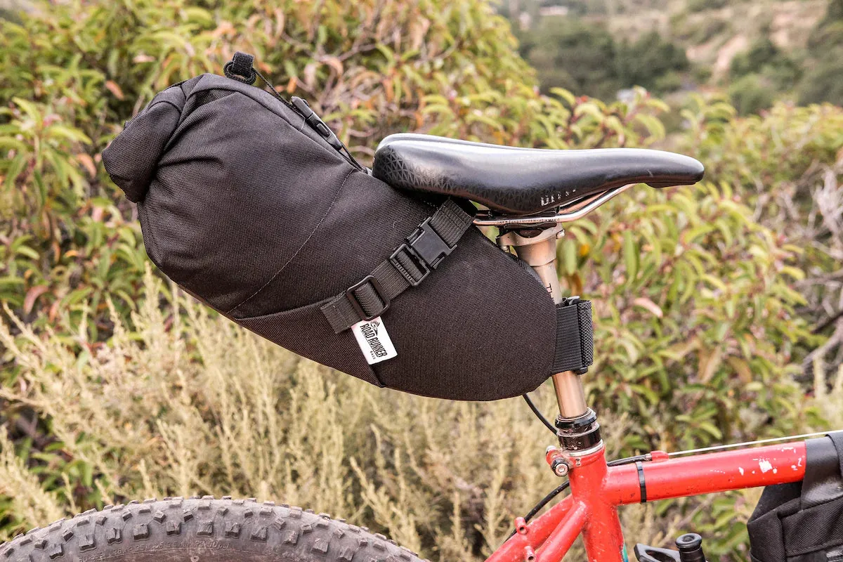 ROAD RUNNER Sleeper Bikepacking Saddle Bag - Black Cordura