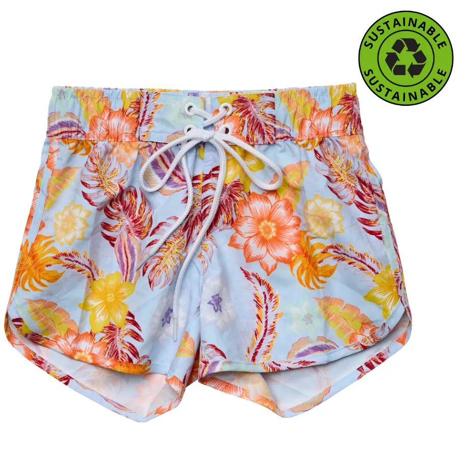 Snapper Rock Boho Tropical Board Shorts G95001 - Blue