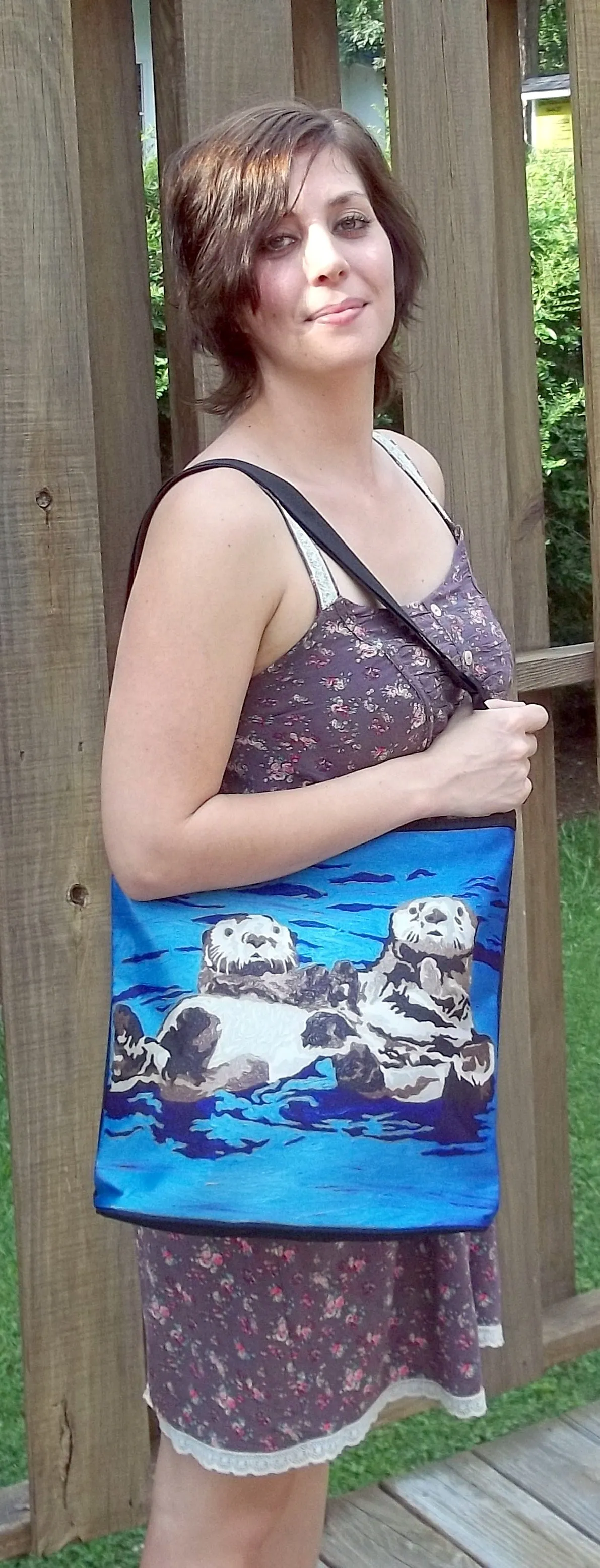 Snow Leopard Large Cross Body Bag- Highland Veil