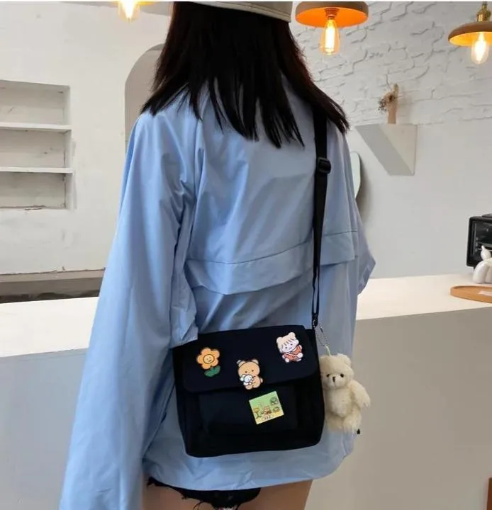 Solid Color Crossbody Bags