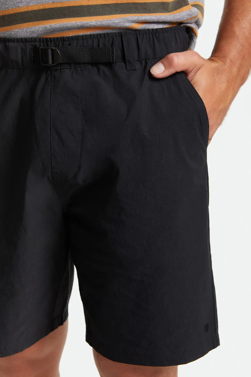 Steady Cinch Nylon Utility Short - Black