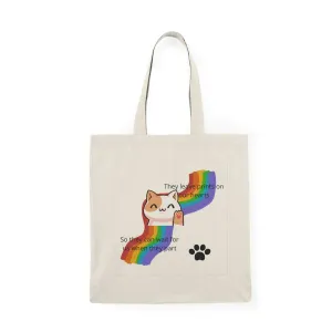 They Leave Prints Natural Tote Bag