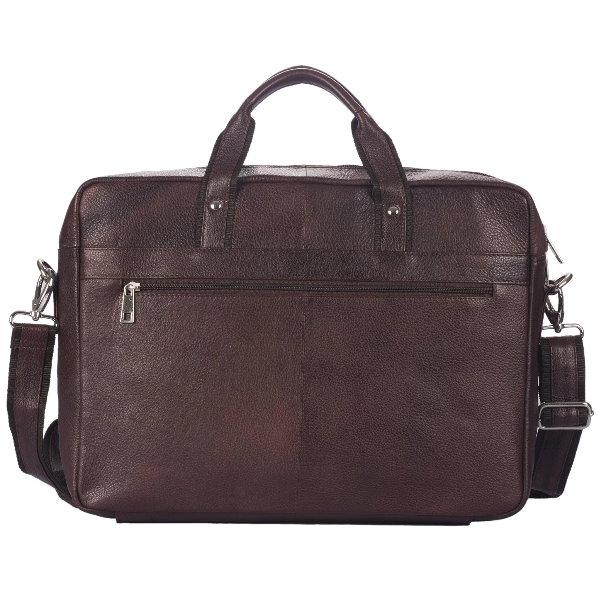 VALDEZ Leather Laptop Messenger Bag for Men