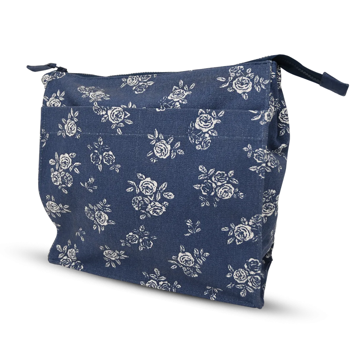 Wash Bag Tall - English Rose - Navy