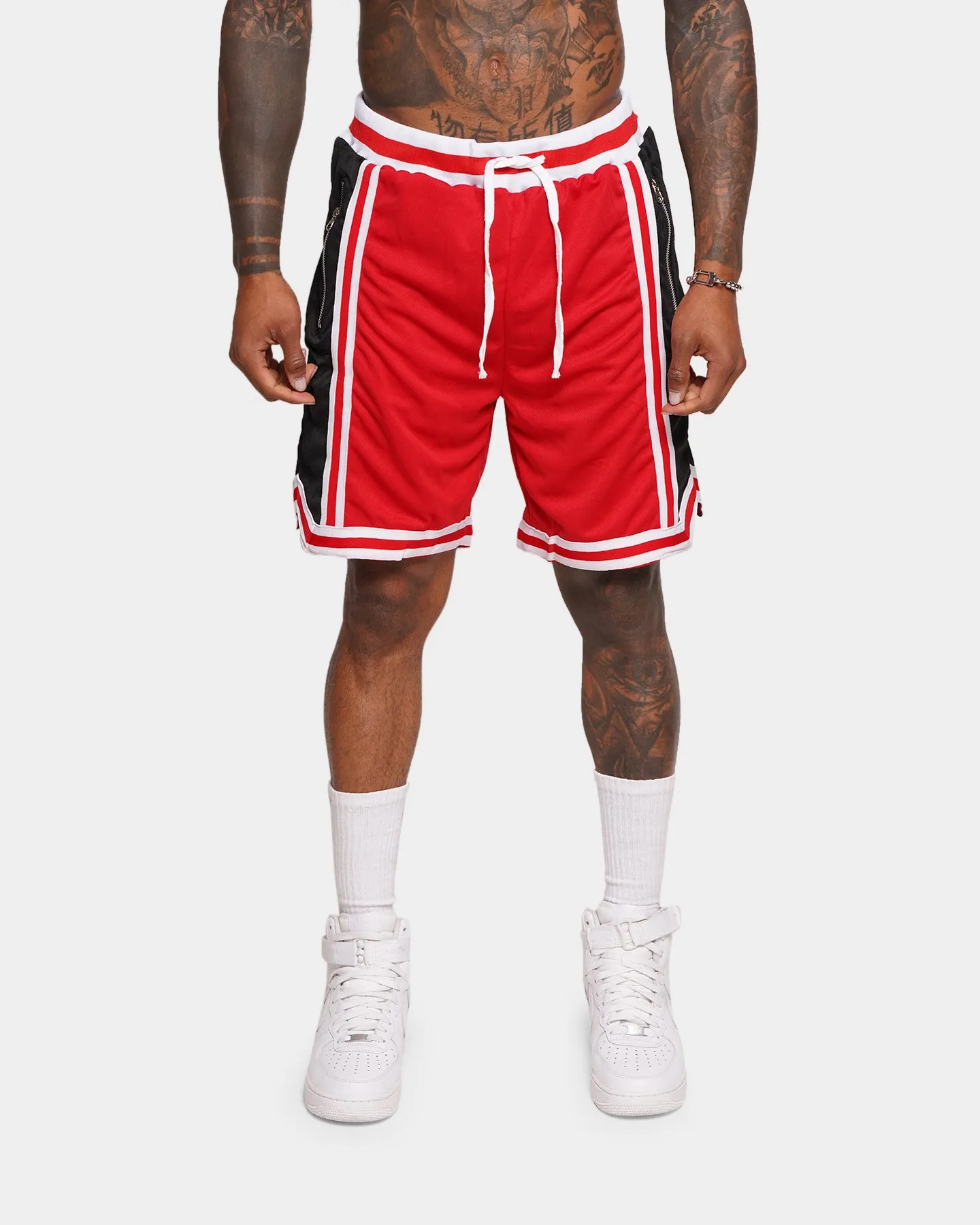 XXIII Alden Mesh Basketball Shorts Red/Black