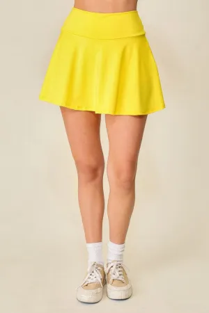 Yellow Tennis Babe ITY Skort